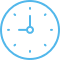 a blue clock icon – Sauve Heating AC – Your Leeds Grenville HVAC company since 1992