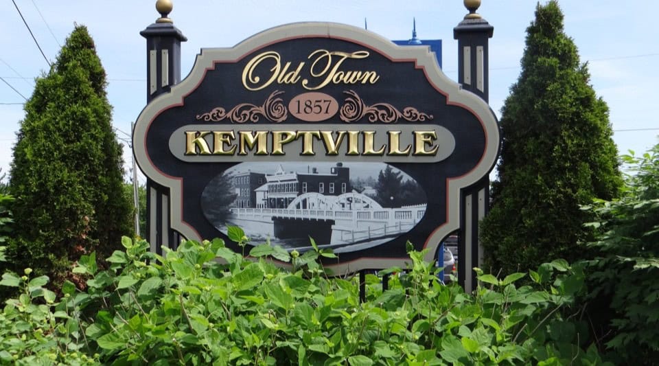 Kentville, ohio - sign.