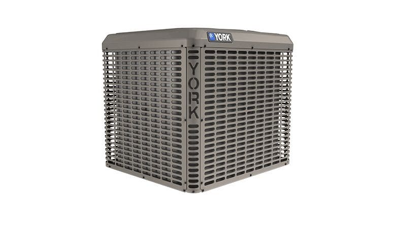 A heat pump on a white background.